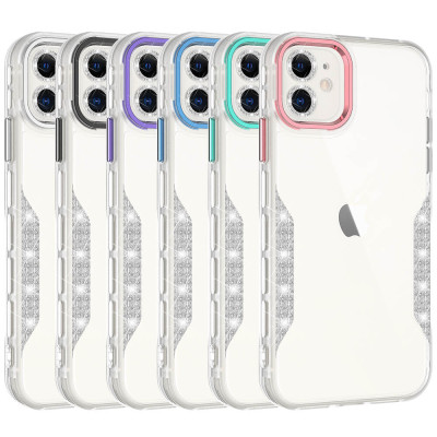 Transparent Case with Enchapado Camera for iPhone 11