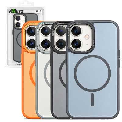 Funda Magnética MagSafe Color Sólido con Protección de Cámara para iPhone 16