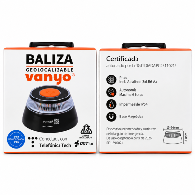 Luz de emergencia Geolocalizada V16