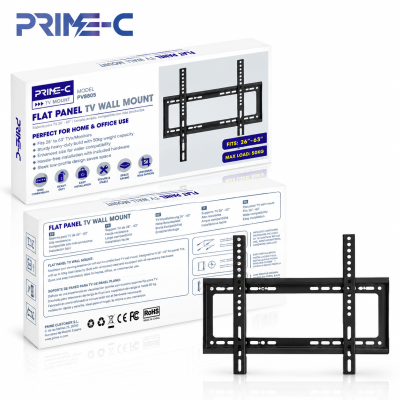Soporte Fijo de Pared para TV PRIME-C PV8805 – 26"-63", hasta 50 kg