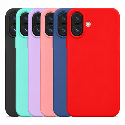 Funda Silicona Liquida Para iPhone 16