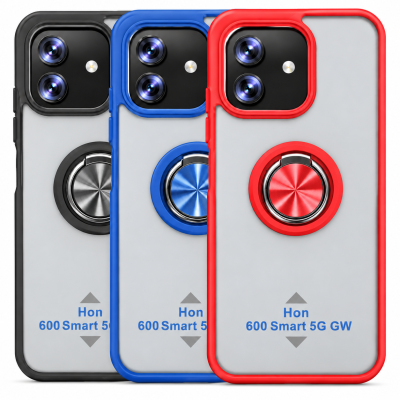Funda Mate Translúcido Soporte Anillo iman 360 Grados para Huawei Honor 600 Smart