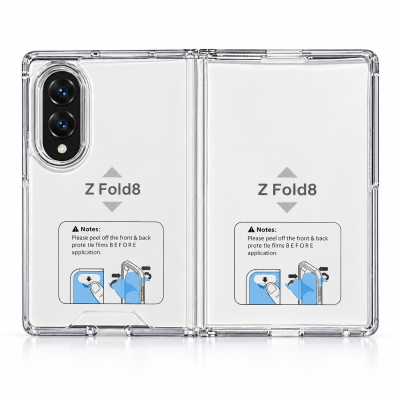 Funda Rígida Transparente Antigolpe Para Samsung Z Fold 8