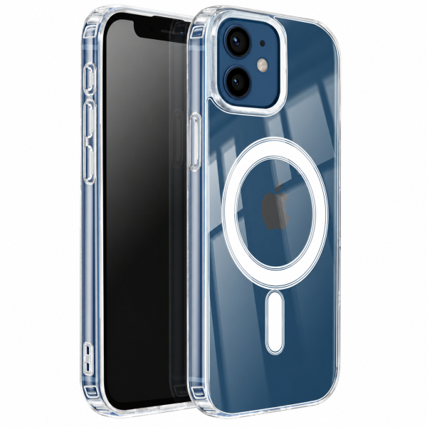 Funda Magnético Transparente Para iPhone 12 Mini