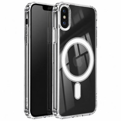 Funda Magnético Transparente Para iPhone XS Max