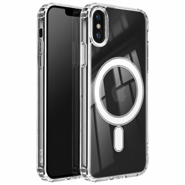 Funda Magnético Transparente Para iPhone XS Max