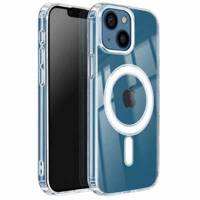 Funda Magnético Transparente Para iPhone 13