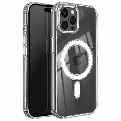 Funda Magnético Transparente Para iPhone 12 Pro Max
