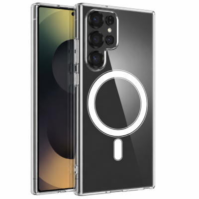 Funda Magnético Transparente Para Samsung S25 Ultra