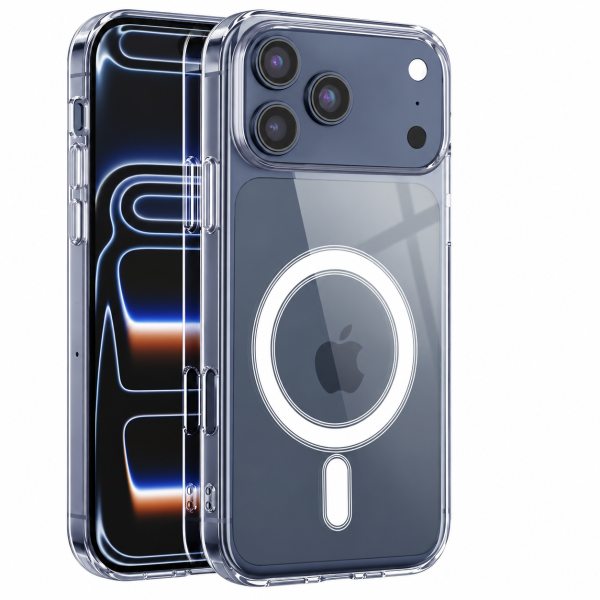Funda Magnético Transparente Para iPhone 18 Pro Max