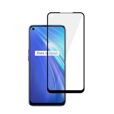Protector Cristal templado Full Glue Anti-Estatico 9H para Oppo A74 4G / 93 4G / 94 4G-5G / 95 5G