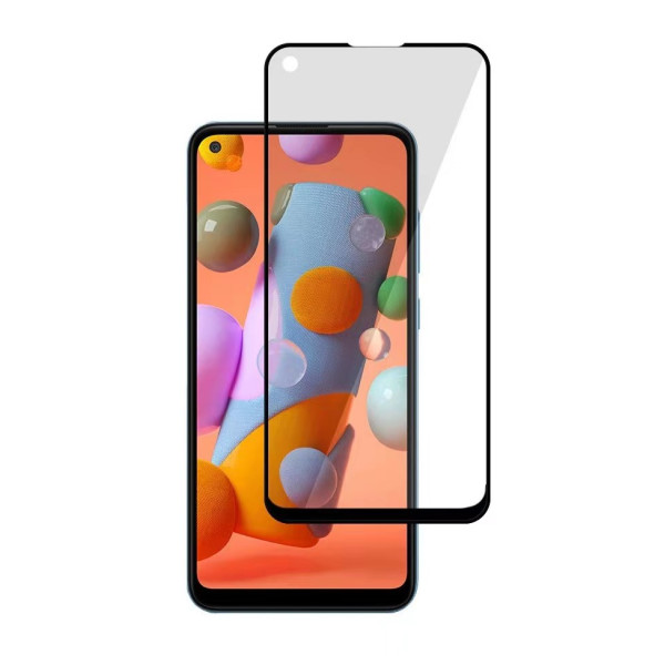 Tempered Crystal Protector Full Glue Anti-Estatic 9H for SamSung Galaxy A11 / Redmi Note 9 / Redmi Note 9T-5G