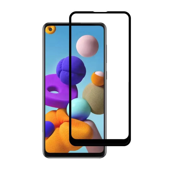 Tempered Crystal Protector Full Glue Anti-Estatic 9H for SamSung Galaxy A22 4G / A31 / A32-4G / Y6P