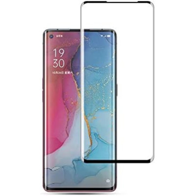 Cola Full Anti-Static 9H de vidro temperado para Oppo Reno 3 Pro 5G / FIND X2 NEO