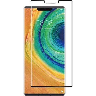 Cola completa de vidro temperado antiestática 9H para HUAWEI Mate 30 Pro