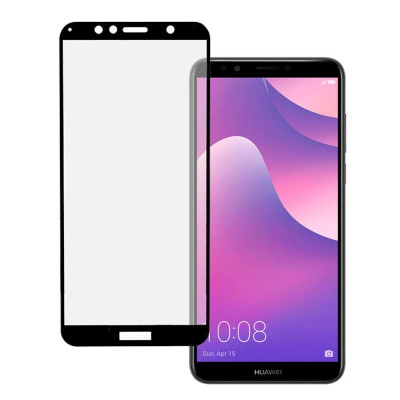 Protector Electrostatica Full Glue Anti-Estatico 9H para HUAWEI Y7 2018