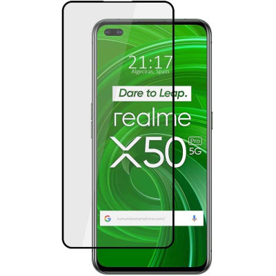 Protector Electrostatica Full Glue Anti-Estatico 9H para REALME X50