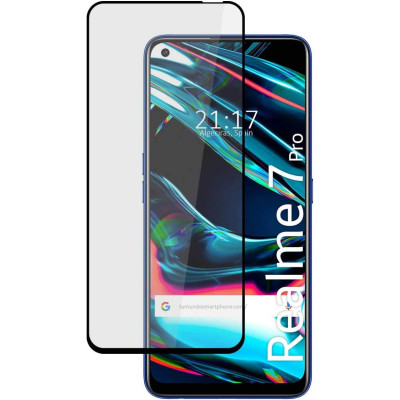 Protector Electrostatica Full Glue Anti-Estatico 9H para REALME 7 PRO