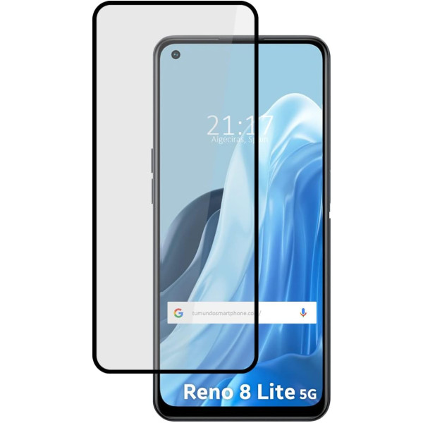 Protetor Eletrostatico modelo Full Glue Anti-Estatic 9H para OPPO RENO 8 LITE