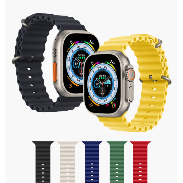 Correa de silicona ocean para Apple Watch 3 / 4 / 5 / 6 / 7 / 8 / SE