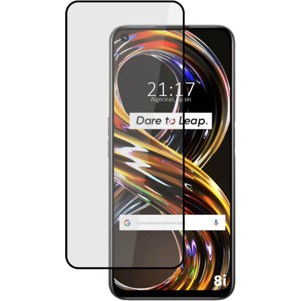 Protetor Eletrostatico modelo Full Glue Anti-Estatic 9H para REALME 8I-NARZO 50
