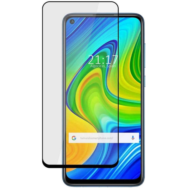 Protector Electrostatica Full Glue Anti-Estatico 9H para Xiaomi Redmi Note 9