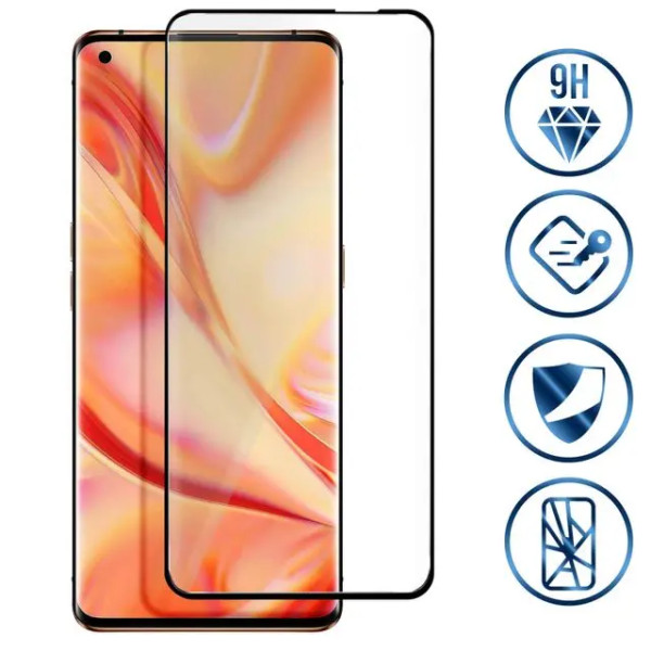 Vidro temperado Full Glue Anti-Static 9H para Oppo Find X2 / X2 Pro