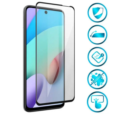 Protector Electrostatica  Full Glue Anti-Estatico 9H para XIAOMI REDMI 10