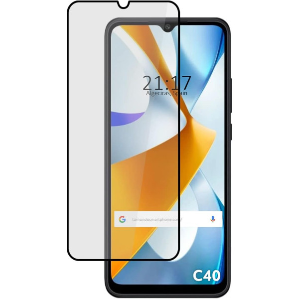 Protector Electrostatica Full Glue Anti-Estatico 9H para XIAOMI POCO C40