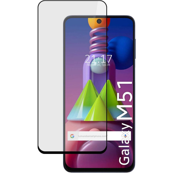 Protector Electrostatica Full Glue Anti-Estatico 9H para SAMSUNG GALAXY M51