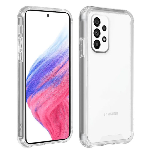 Estojo rígido transparente à prova de choque para Samsung Galaxy A73 5G