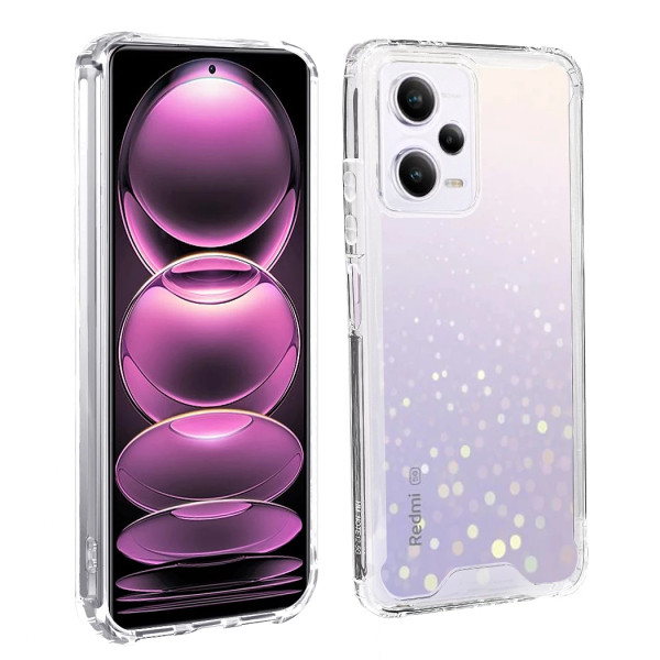 Shockproof Transparent Hard Case for Xiaomi Redmi Note 12 Pro 5G