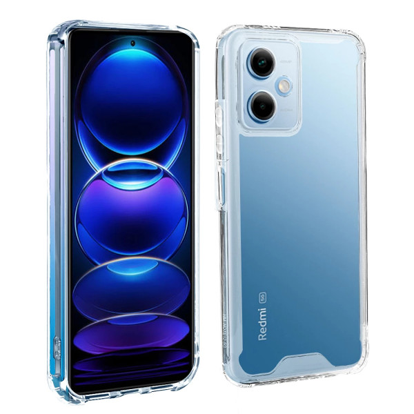 Shockproof Transparent Hard Case for Xiaomi Redmi Note 12 4G