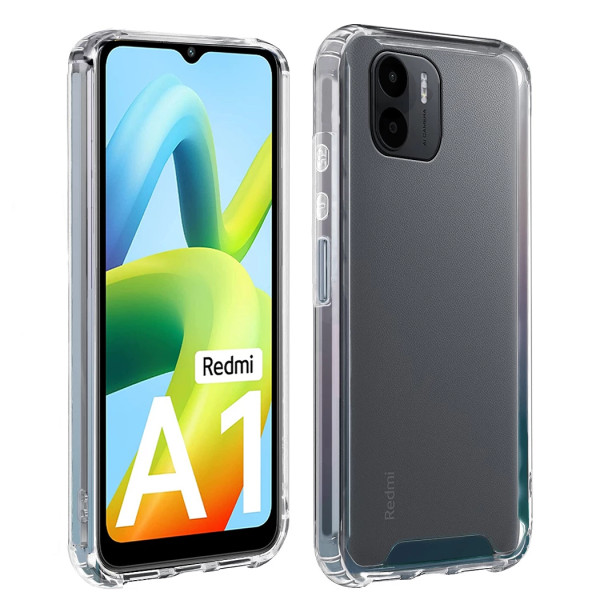 Estojo rígido antichoque transparente para Xiaomi Redmi A1 Plus / A2 Plus