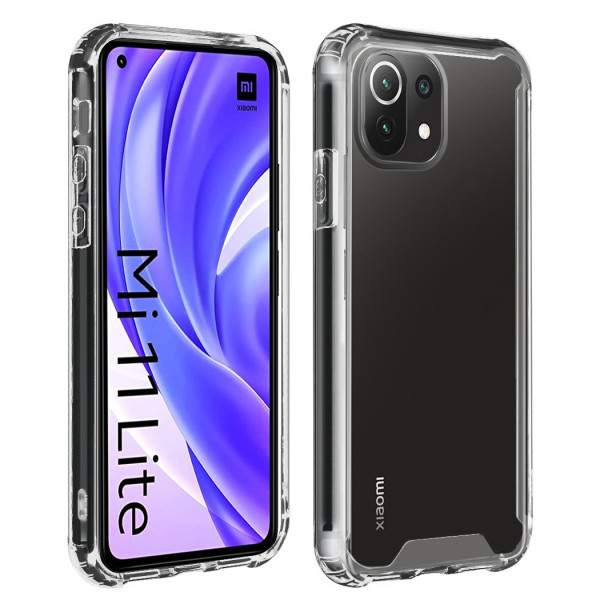 Shockproof Transparent Hard Case For Xiaomi Mi 11 Lite 5G