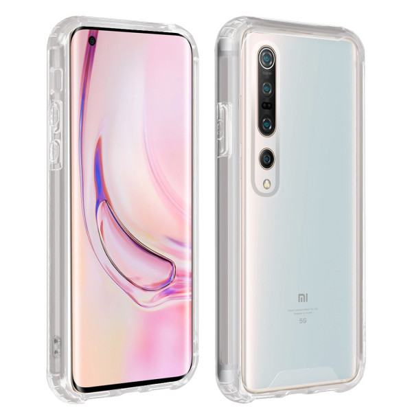 Estojo rígido transparente à prova de choque para Xiaomi Mi 10 / 10 Pro