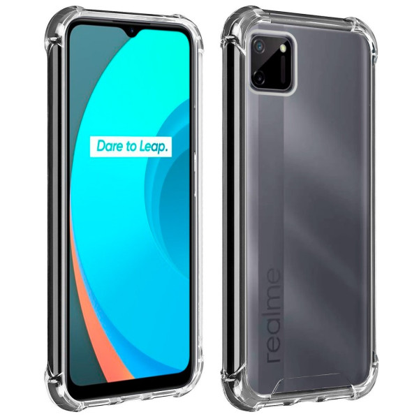 Funda Rígida Transparente Antigolpe Para Realme C11 2021 / C20