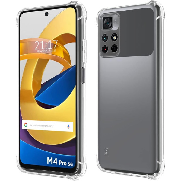 Funda Rígida Transparente Antigolpe Para Xiaomi PocoPhone M4 Pro 5G