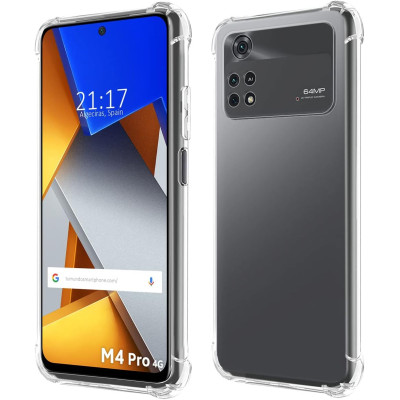 Transparent Anti-shock Hard Case for Xiaomi PocoPhone M4 Pro 4G