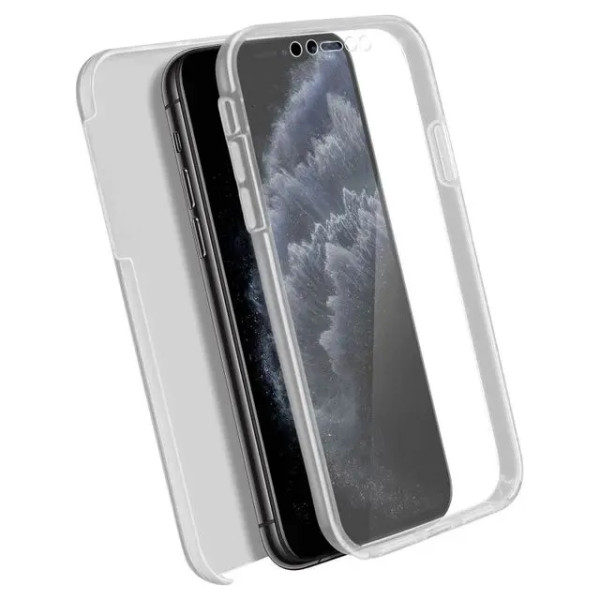 Estojo transparente frente e verso para iPhone 11 Pro Max