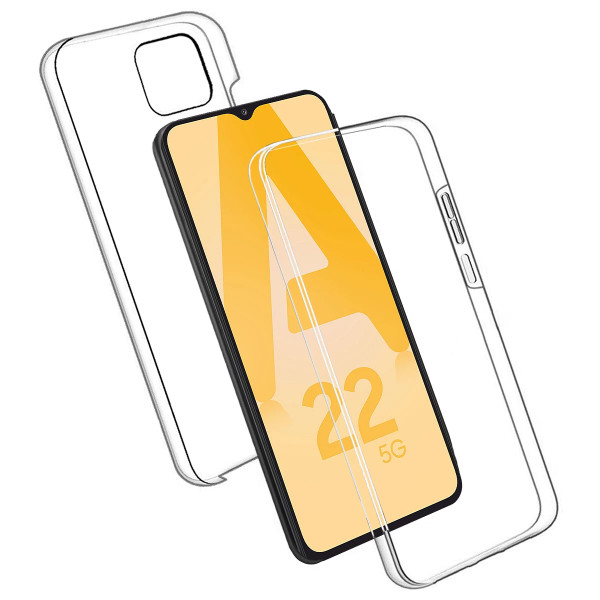 Estojo transparente frente e verso para Samsung A22 5G