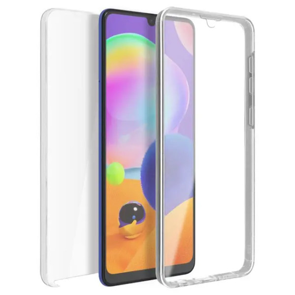 Estojo transparente frente e verso para Samsung A31