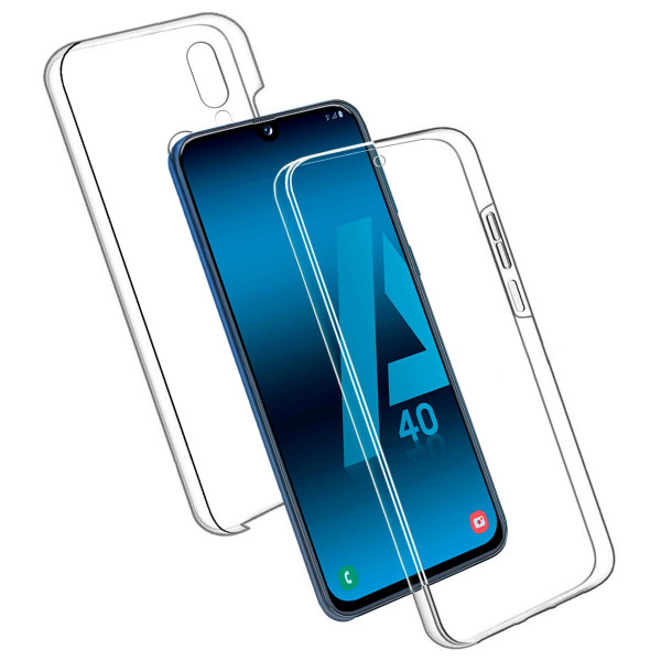 Estojo transparente frente e verso para Samsung A40