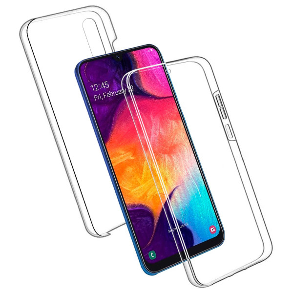Estojo transparente frente e verso para Samsung A50 / A30S