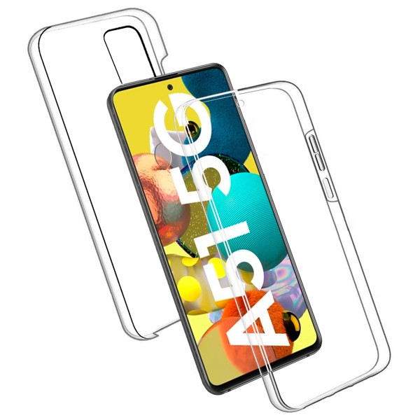Estojo transparente frente e verso para Samsung A51 5G