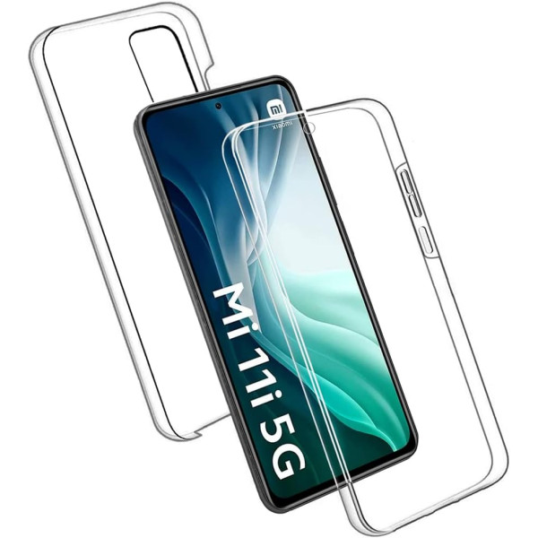 Funda Transparente De Doble Cara Para Xiaomi Redmi K40 / Mi 11i / Poco F3