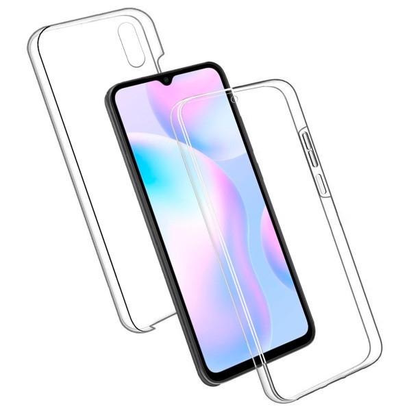 Capa transparente dupla face para Xiaomi Redmi 9A