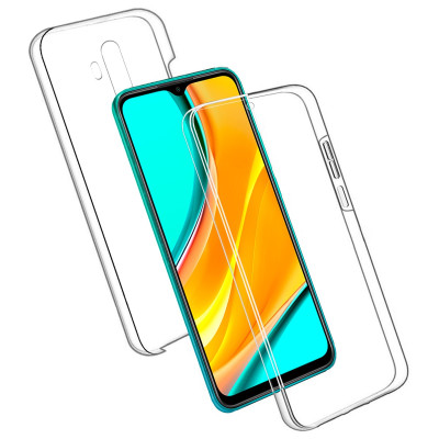 Capa transparente dupla face para Xiaomi Redmi 9