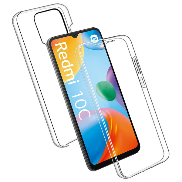 Double Sided Transparent Case for Xiaomi Redmi 10C