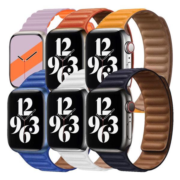 Magnetic silicone strap for Apple Watch